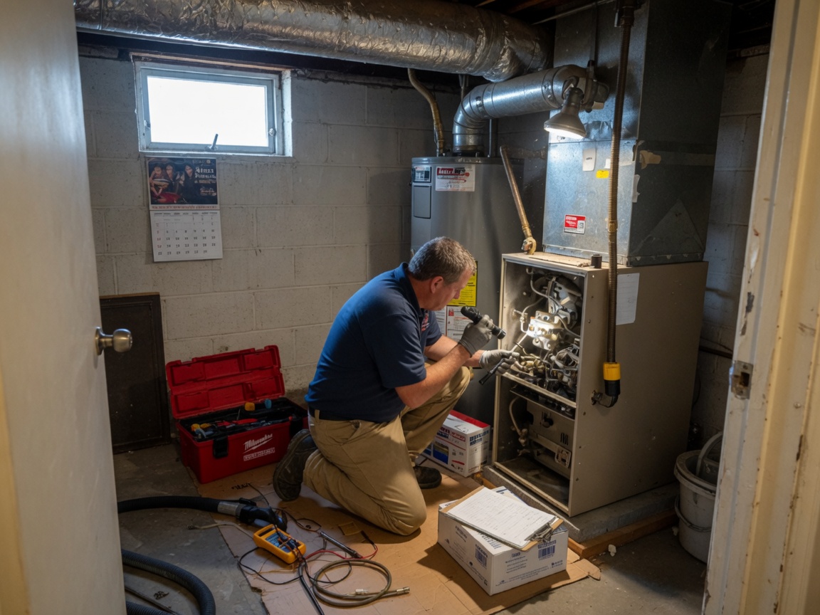 Furnace Repair work by Saint Joseph HeatCraft in Saint Joseph, Missouri